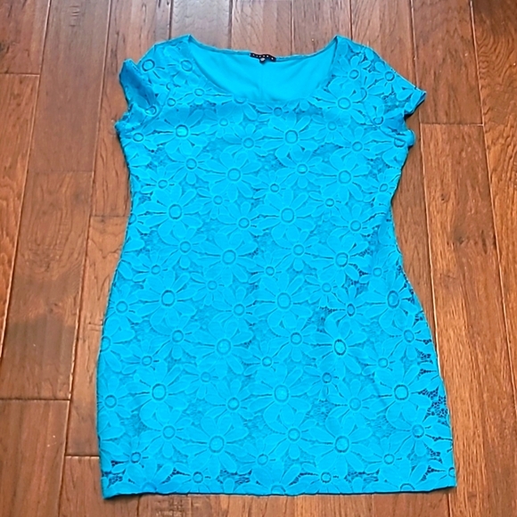 Tiana B teal blue dress size XXL - Picture 1 of 9